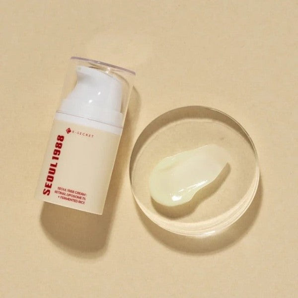 K-Secret Seoul 1988 Cream: Retinal Liposome 1% + Fermented Rice (50ml)